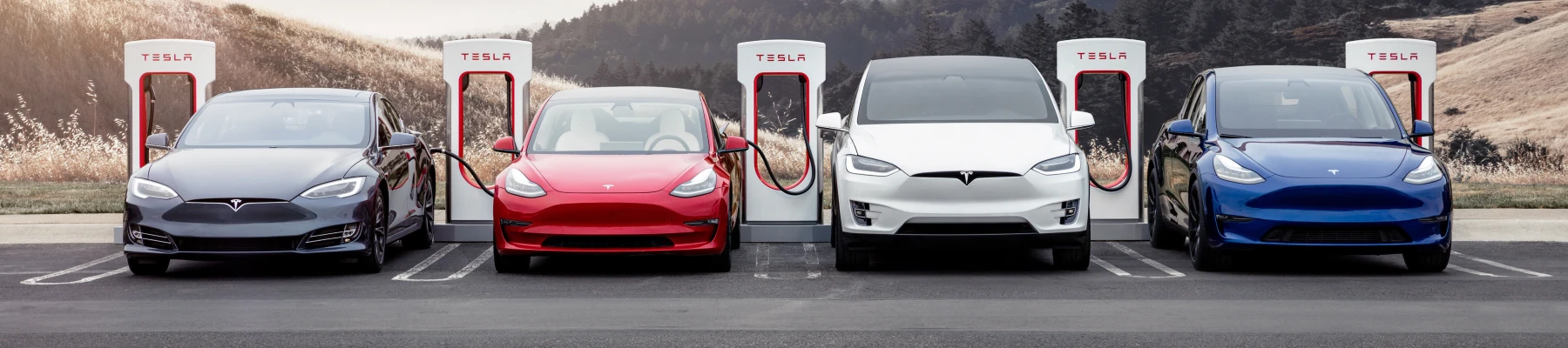 En la red de cargadores Tesla puedes cargar tu Model 3
